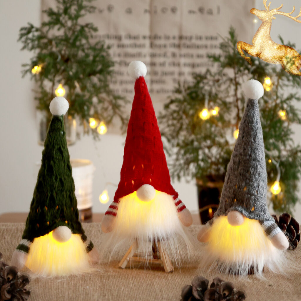 LED tabletop Christmas gnome