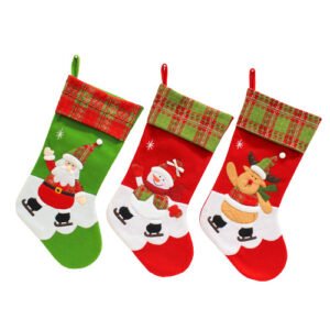 embroidered Christmas stocking