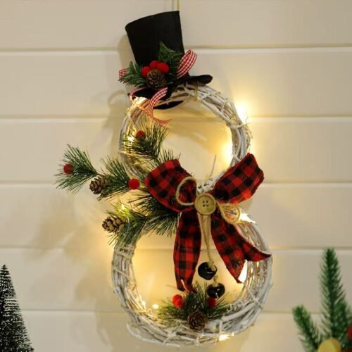 Wholesale Plush Christmas Wreaths with Hanging Characters