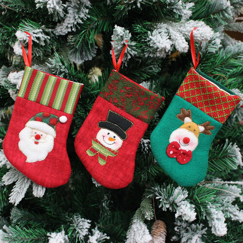 Christmas socks christmas tree ornament