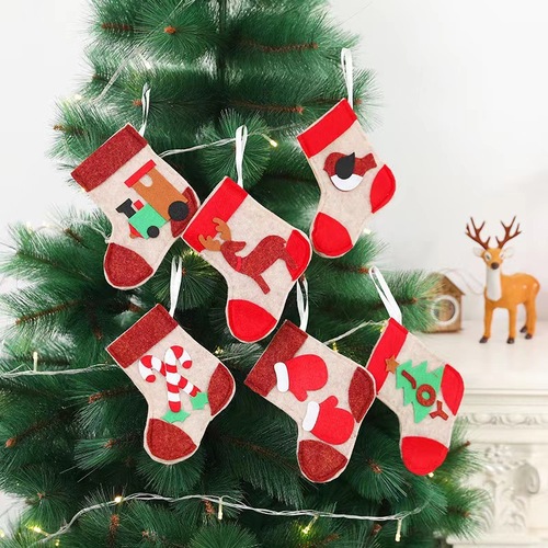 small socks personalized christmas tree ornaments