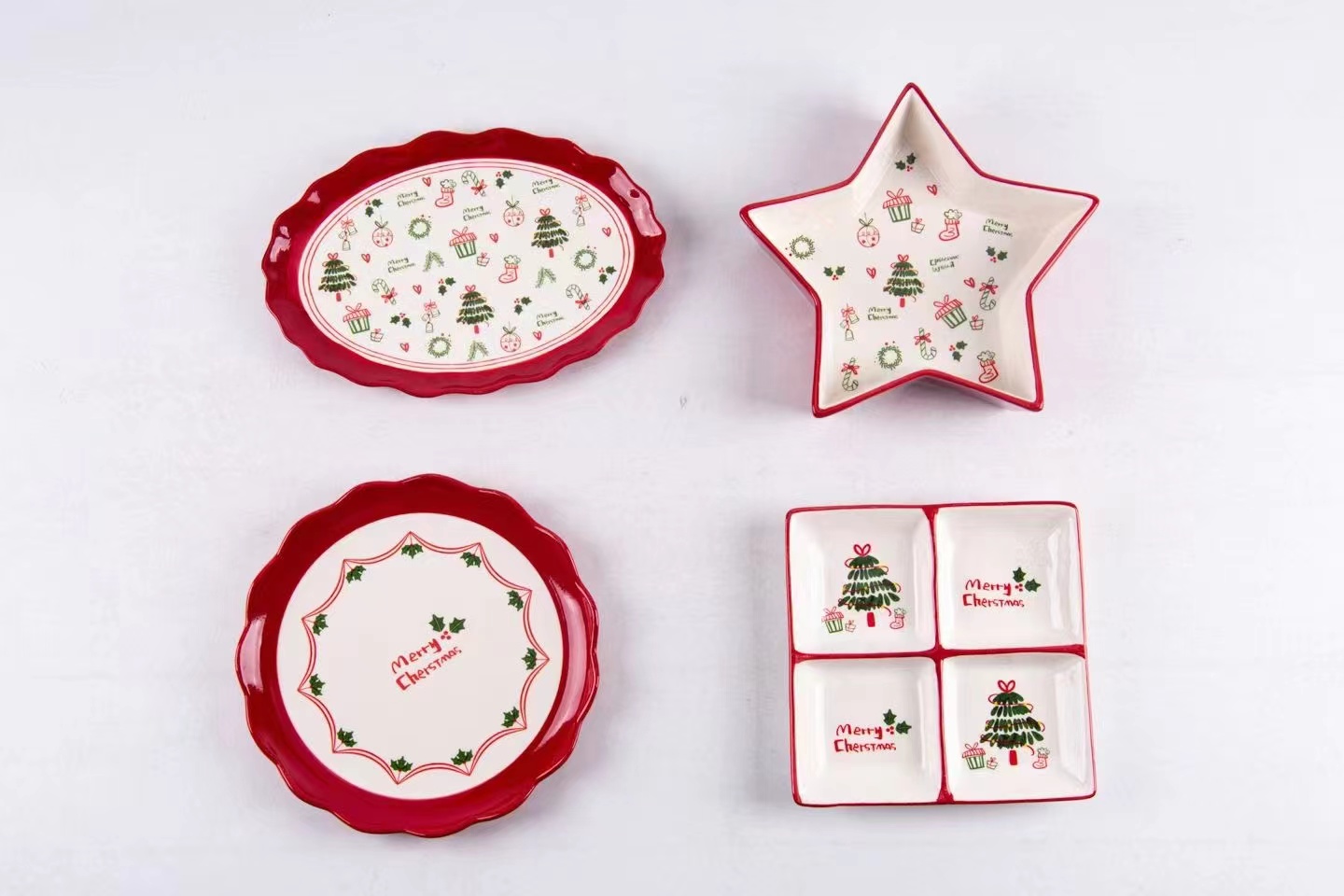 Christmas Ceramic Plates