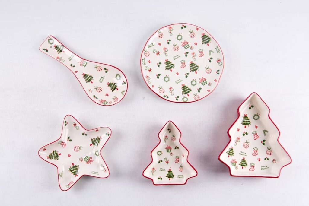eco-friendly Christmas dinnerware wholesale