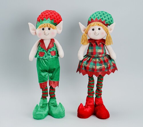 wholesale Christmas elf plush dolls for decoration