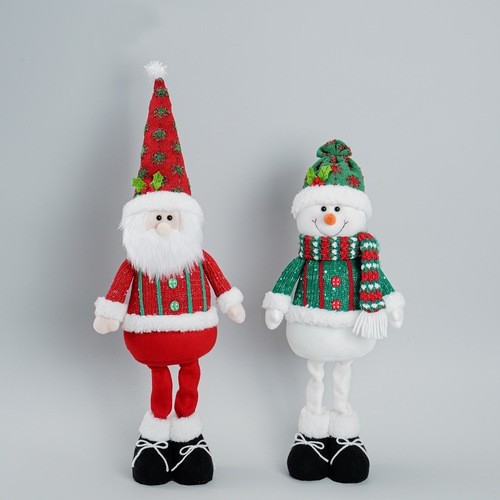 wholesale standing Christmas plush dolls