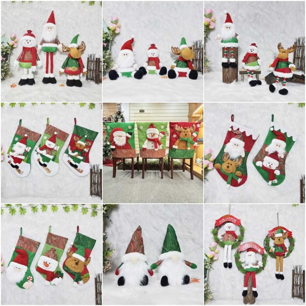 2026 Green & Red Plush Christmas Collection