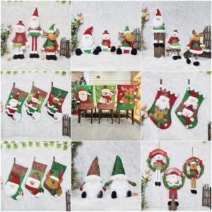 2026 Green & Red Plush Christmas Collection