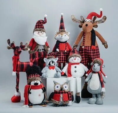 Plaid Christmas Decoration Collection