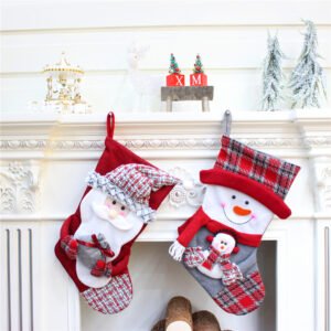 Plaid Christmas Stockings Supplier