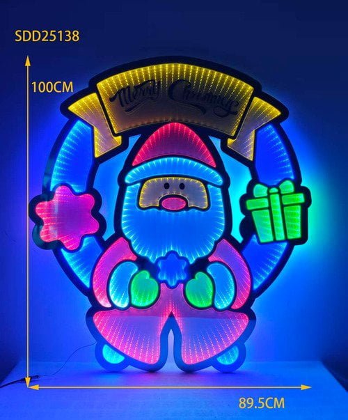 Christmas infinity lights decoration