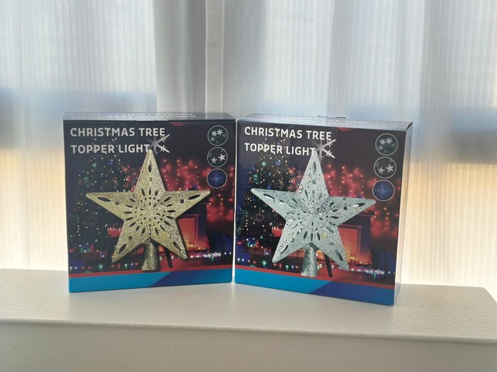 LED Projection Tree Topper Star – Create a Magical Christmas Glow