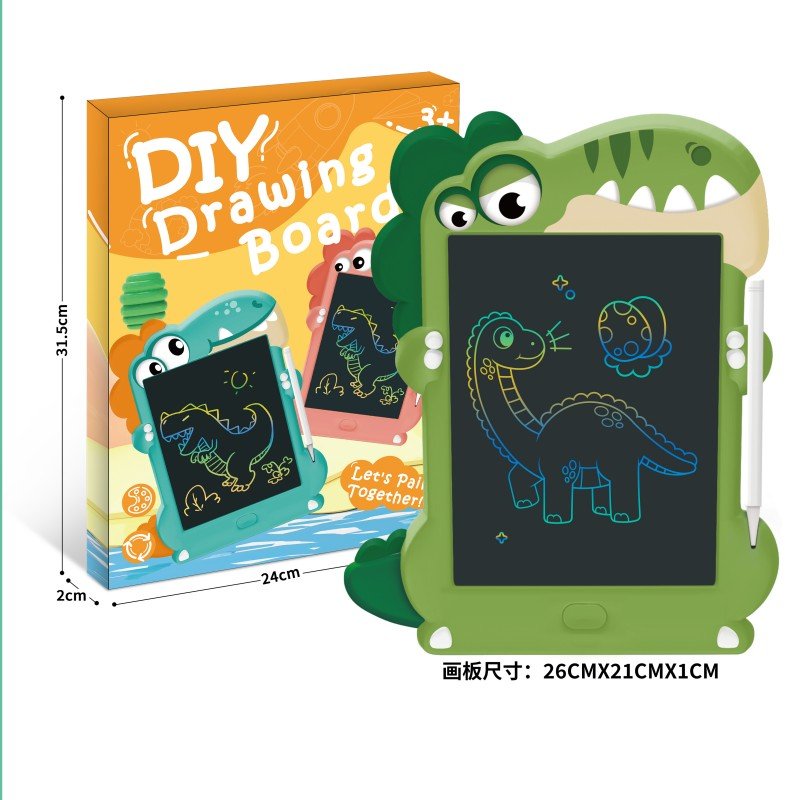 8.5-Inch Dinosaur LCD Drawing Board – Color Screen