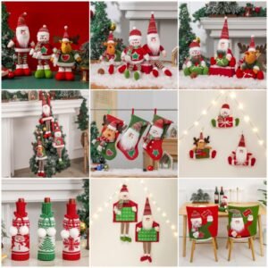 Classic Christmas Plush & Textile Decor Collection