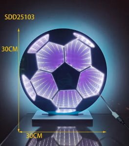 custom logo infinity mirror light