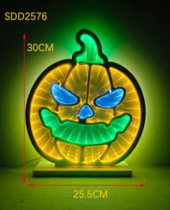 spooky infinity mirror decoration