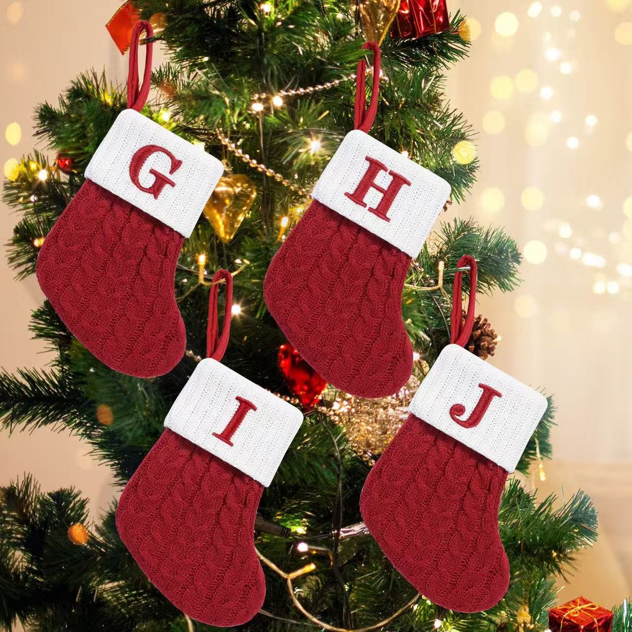 Monogrammed Christmas Stockings