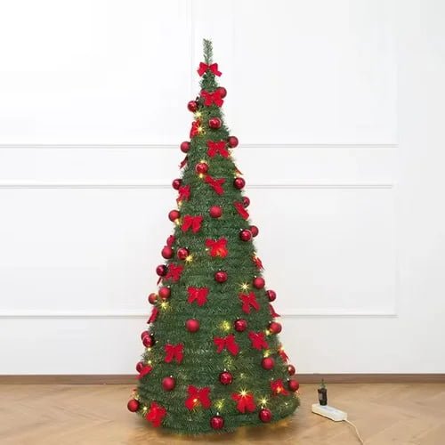 Decorated Collapsible Christmas Tree