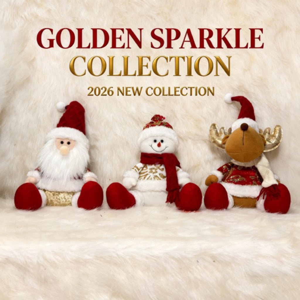 Red-Gold Christmas Textile Collection