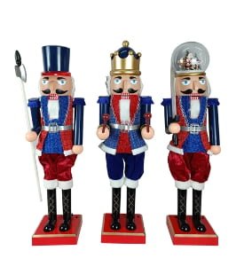 85cm Large Nutcracker Statue | Plastic Soldier For Mall Hotel Christmas Display
