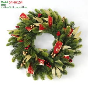OEM Custom Farmhouse Artificial Christmas Wreath Bulk