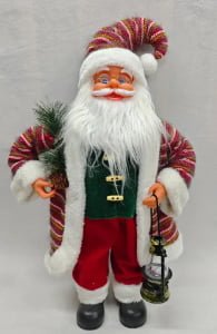 Standing Santa Claus Figurines Custom Xmas Decor